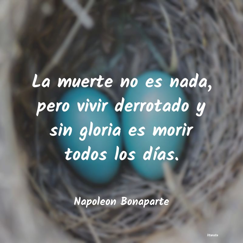 frases de Napoleon Bonaparte