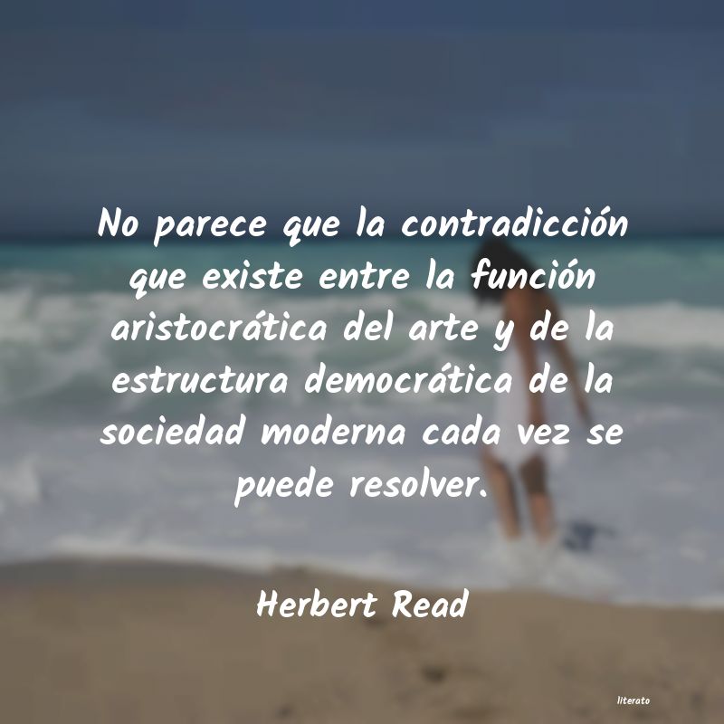 Frases de Herbert Read