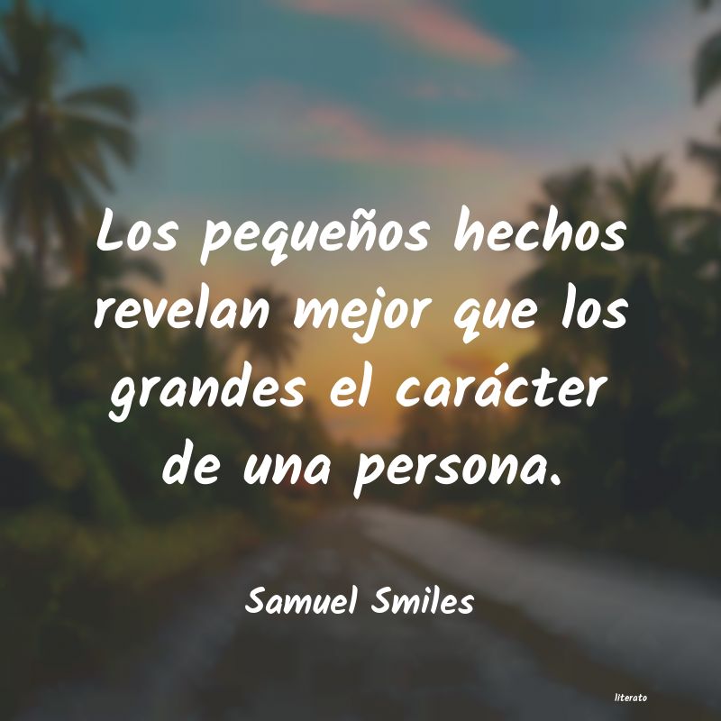 frases de Samuel Smiles