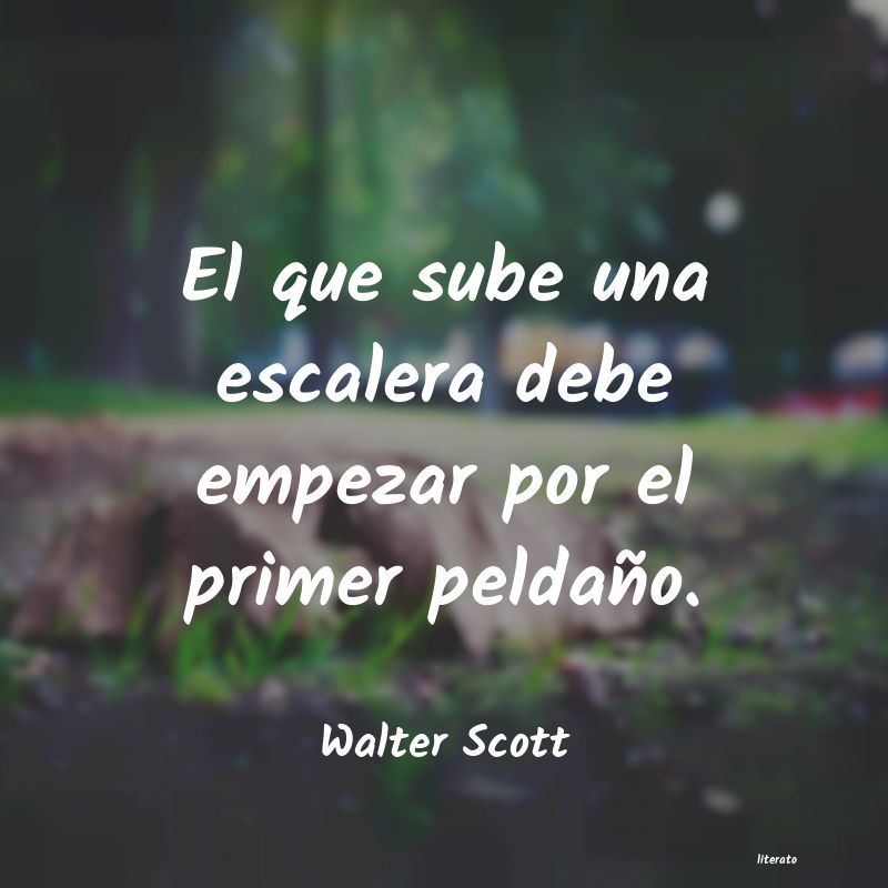 Frases de Walter Scott