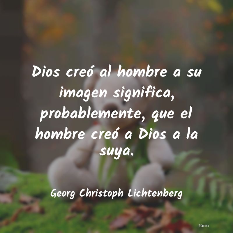 frases de Georg Christoph Lichtenberg
