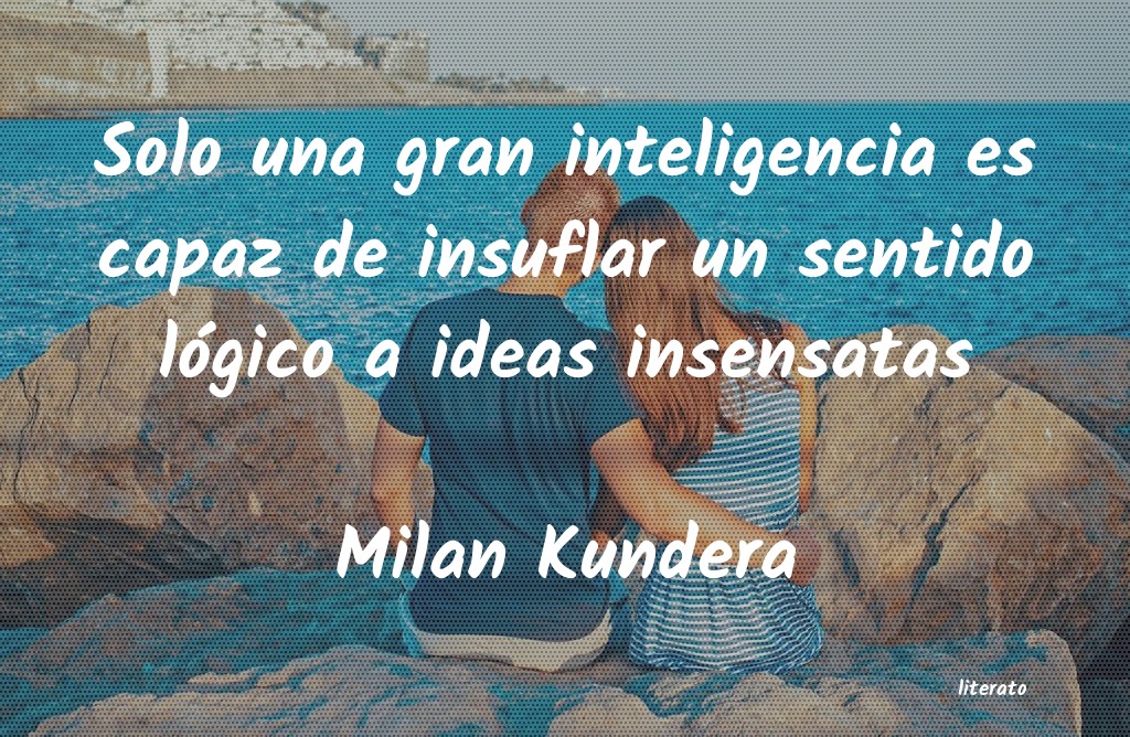 frases de Milan Kundera