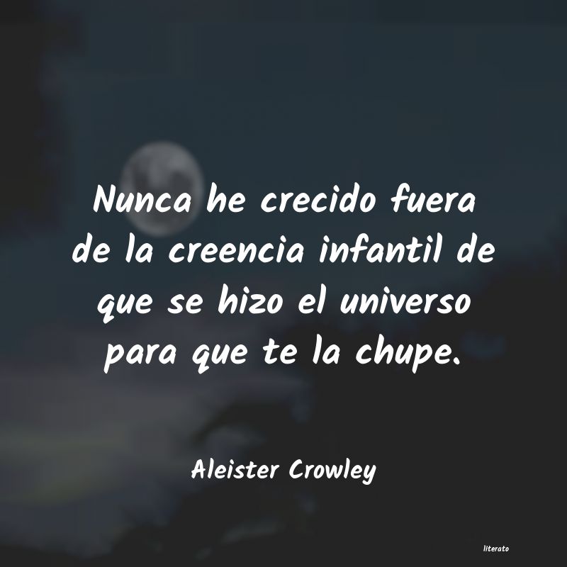frases de Aleister Crowley