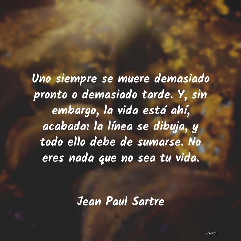 frases de Jean Paul Sartre