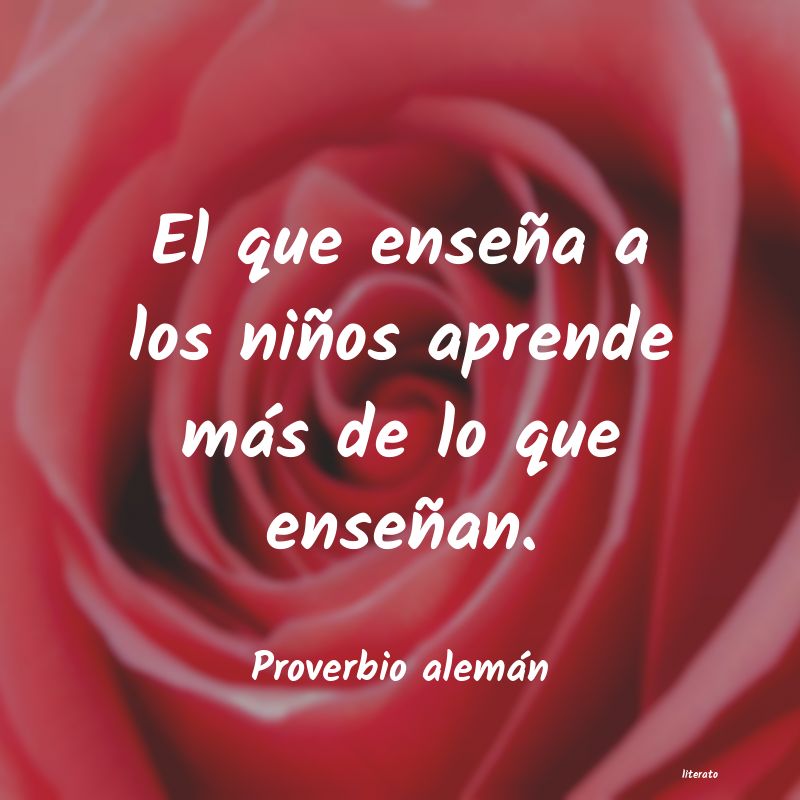 frases de Proverbio alemán