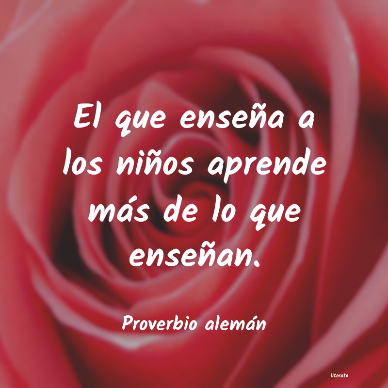 Frases de Proverbio alemán