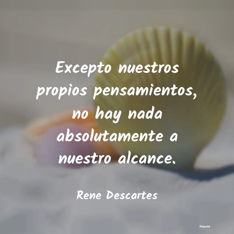 frases de Rene Descartes