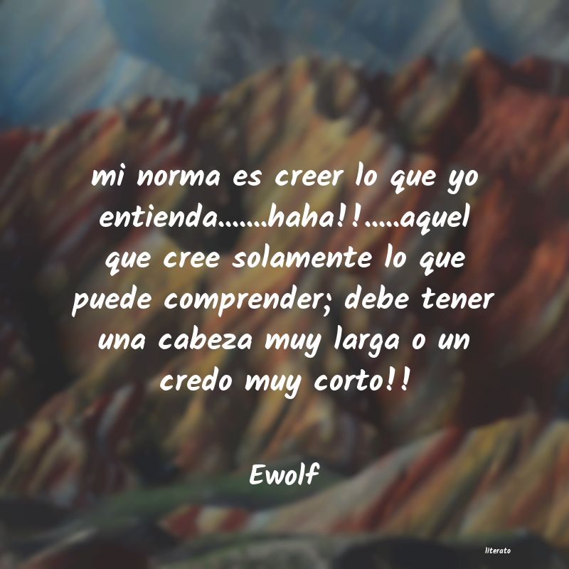 frases de Ewolf