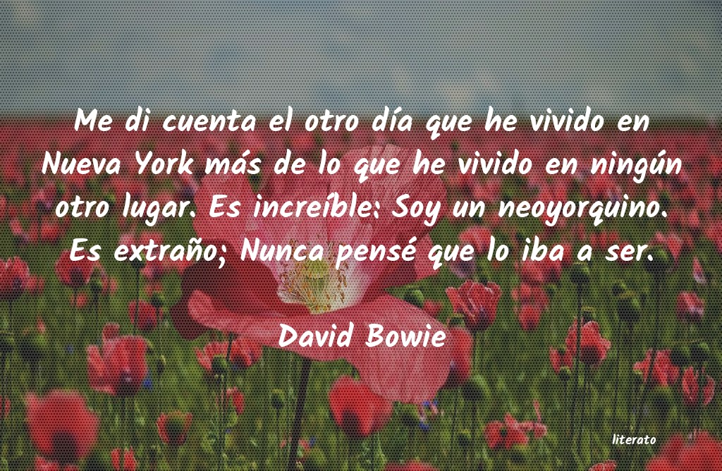 Frases de David Bowie