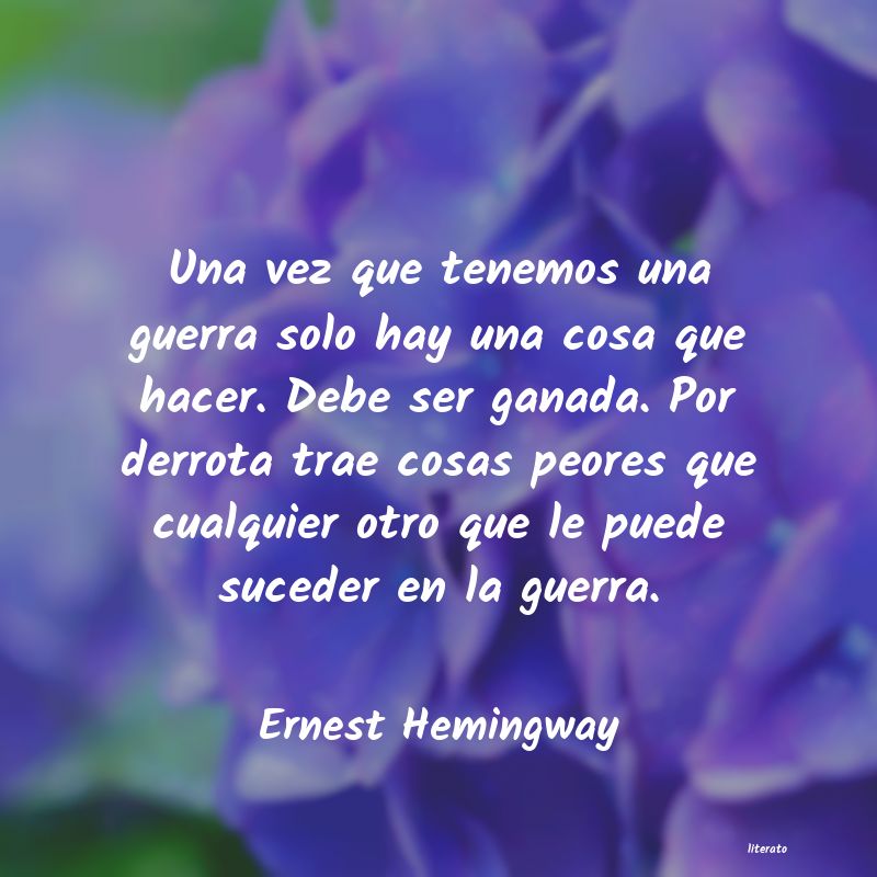 Frases de Ernest Hemingway