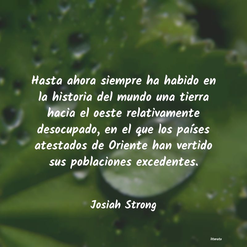 Frases de Josiah Strong