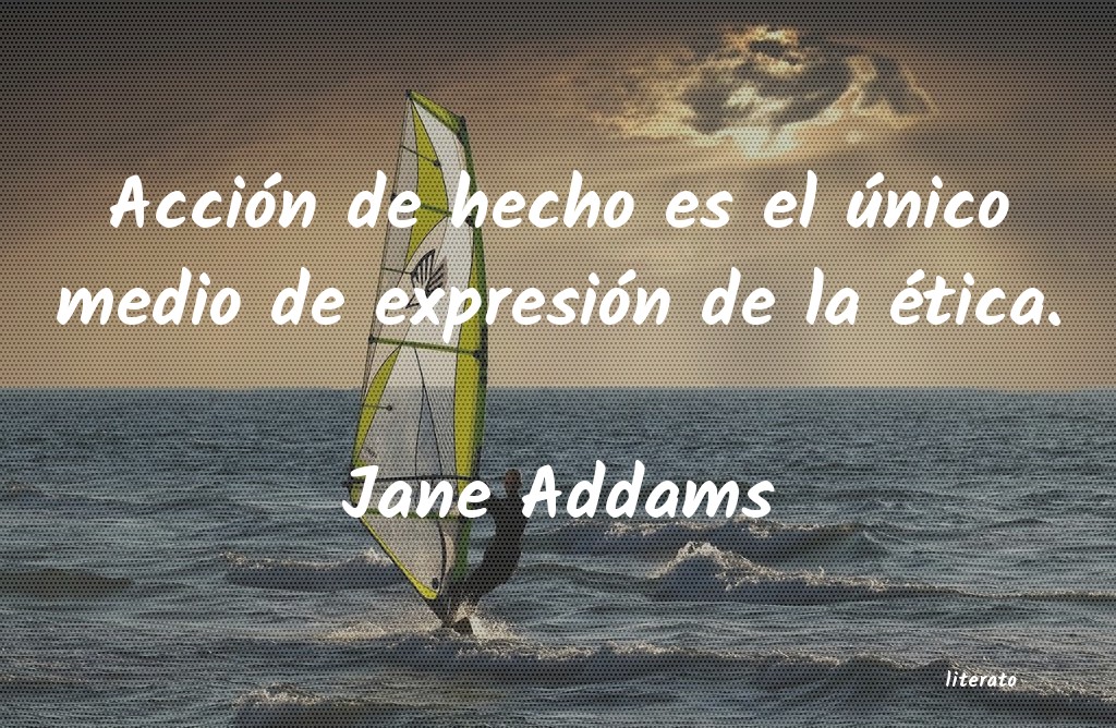 frases de Jane Addams