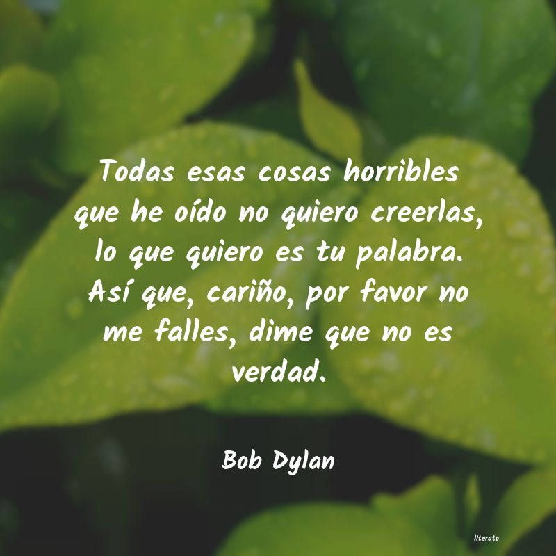 Frases de Bob Dylan