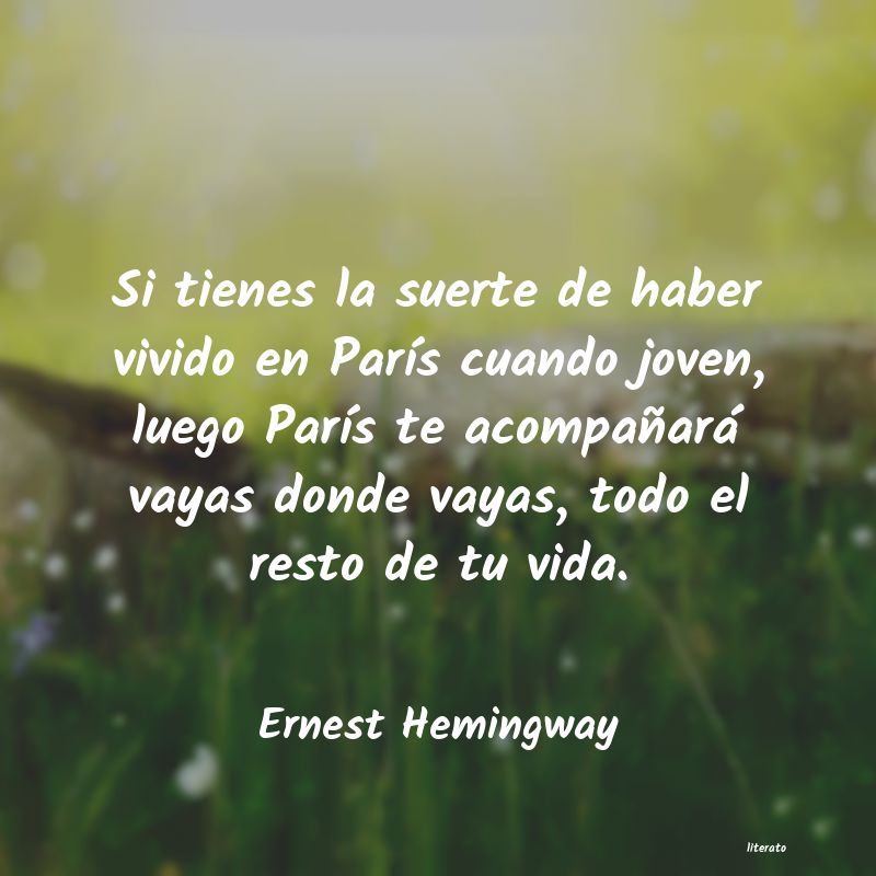 Frases de Ernest Hemingway