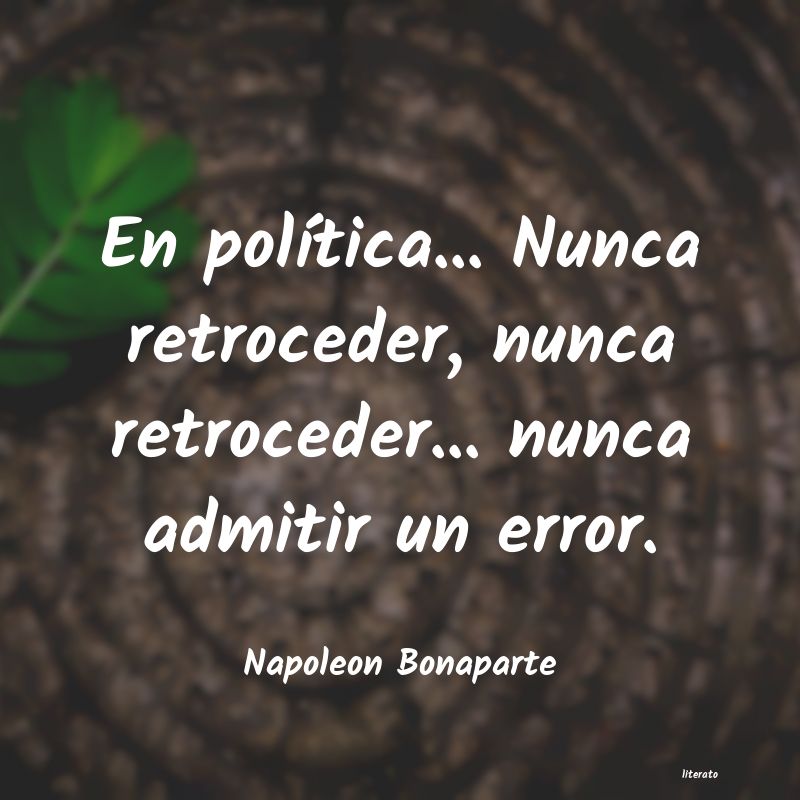 frases de Napoleon Bonaparte