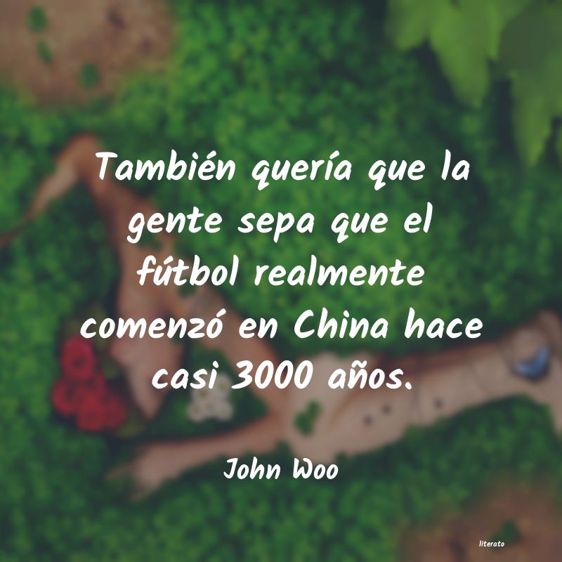 Frases de John Woo