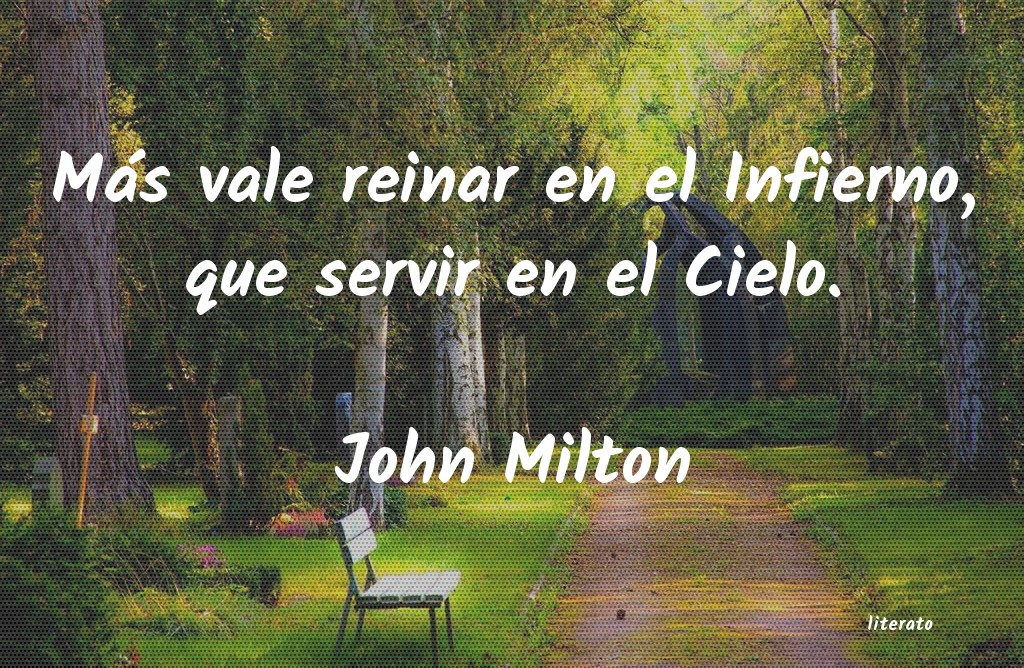 frases de John Milton