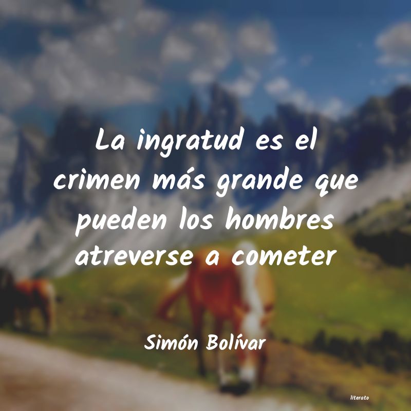 frases de SimÃ³n BolÃ­var