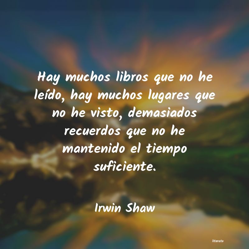 frases de Irwin Shaw