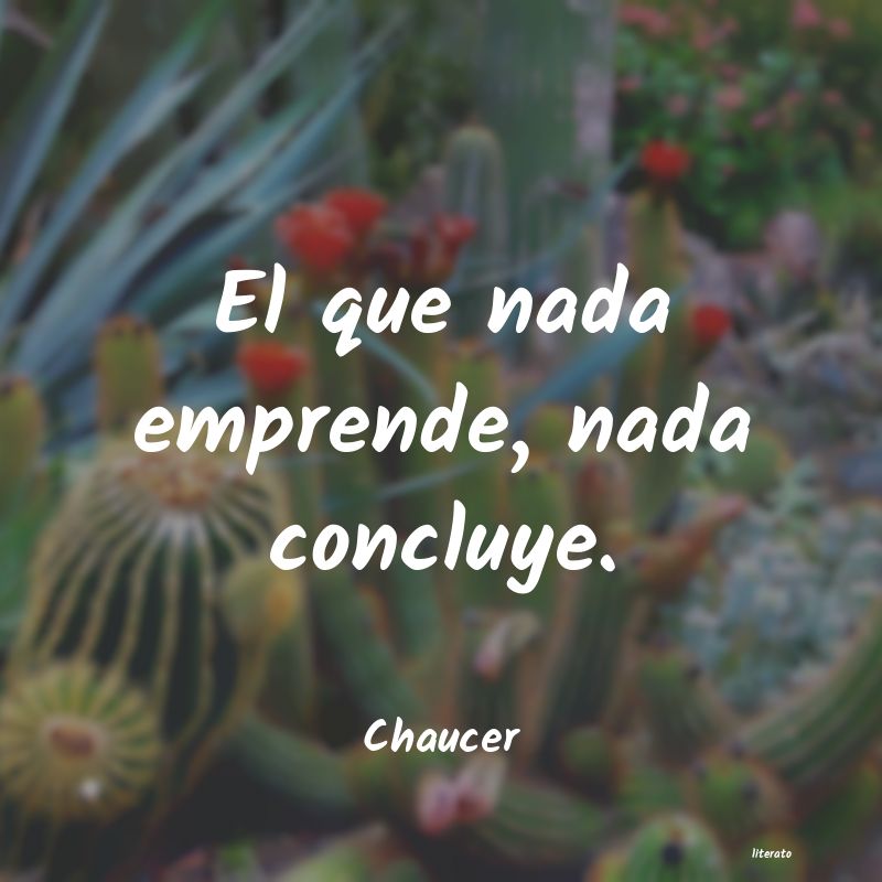 Frases de Chaucer