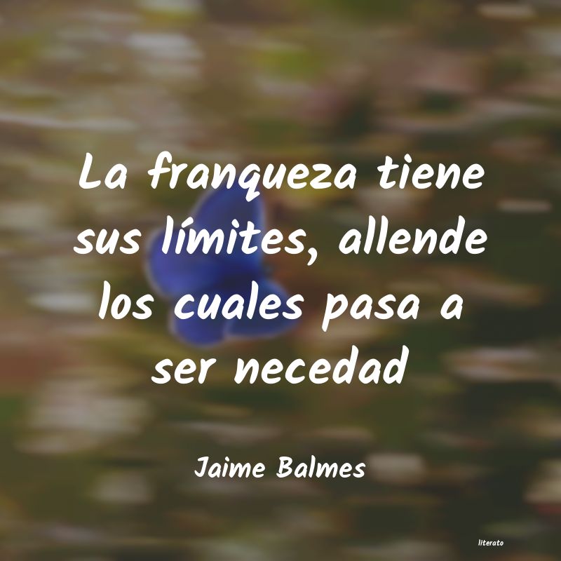 frases de Jaime Balmes