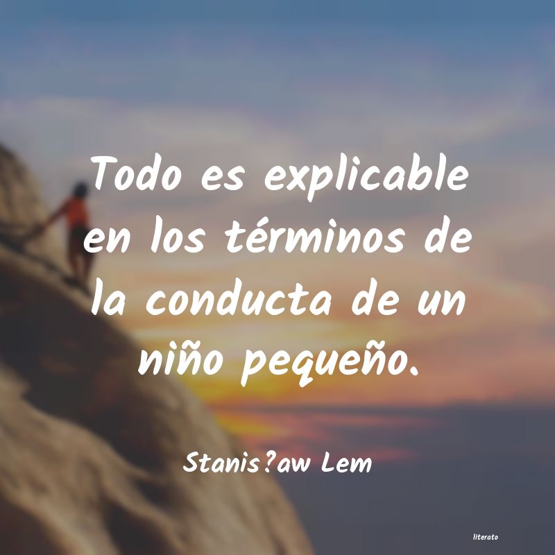 Frases de Stanisław Lem