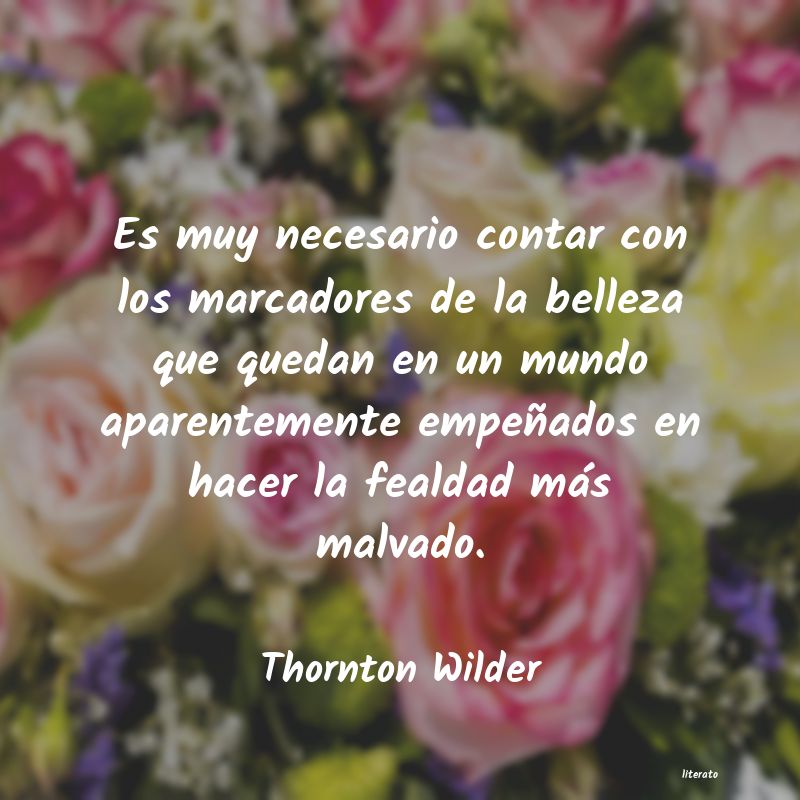 frases de Thornton Wilder