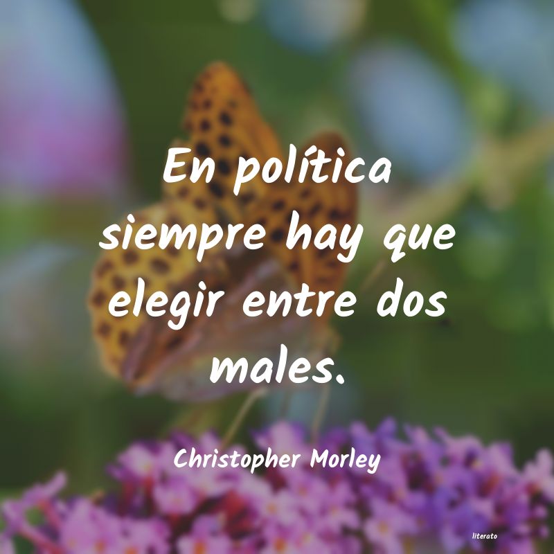 Frases de Christopher Morley