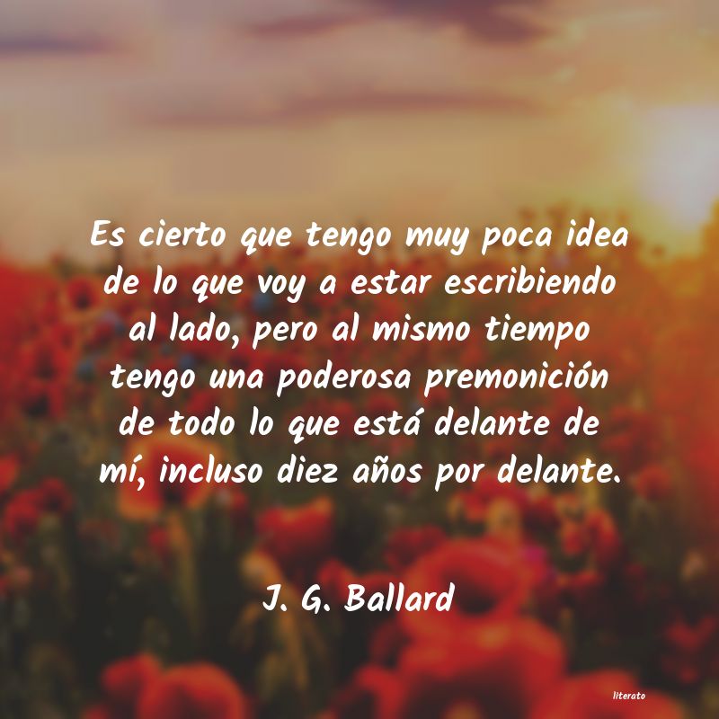 Frases de J. G. Ballard