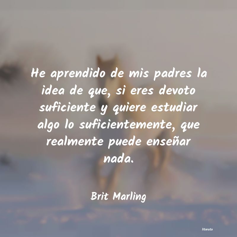 Frases de Brit Marling