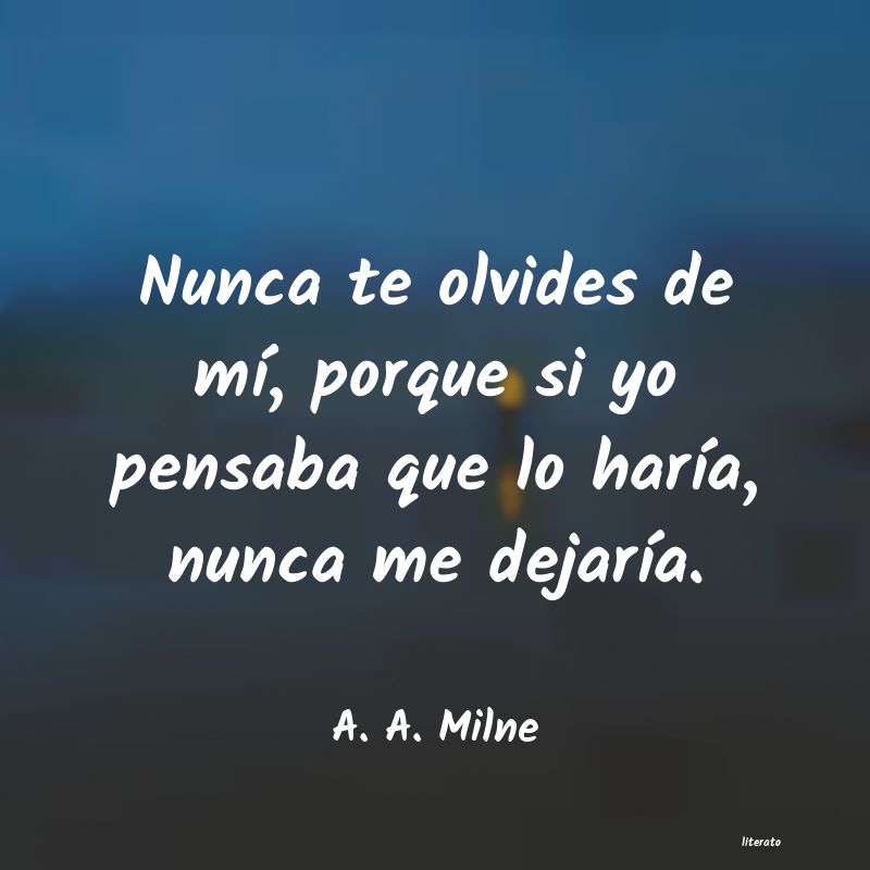 frases de A. A. Milne
