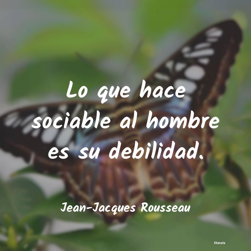 frases de Jean-Jacques Rousseau