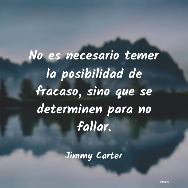 Frases de Jimmy Carter