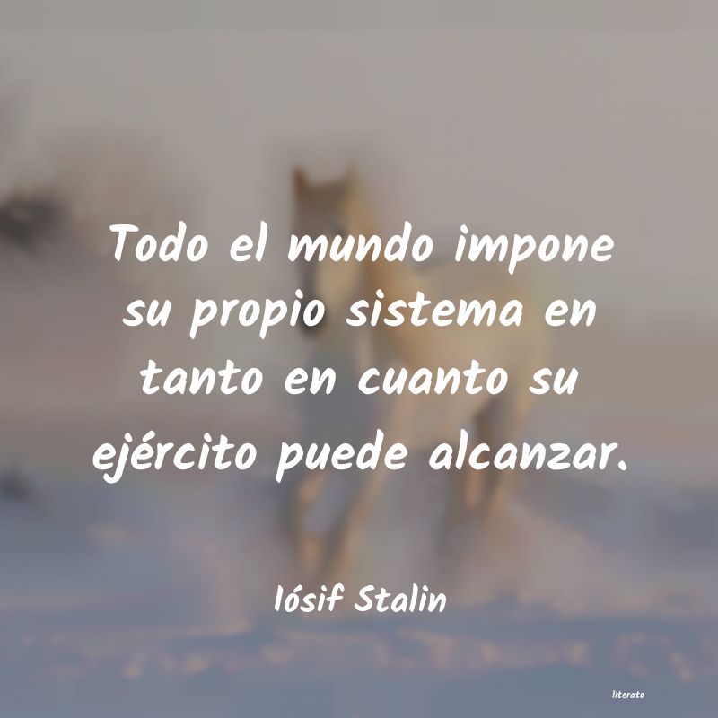frases de Iósif Stalin