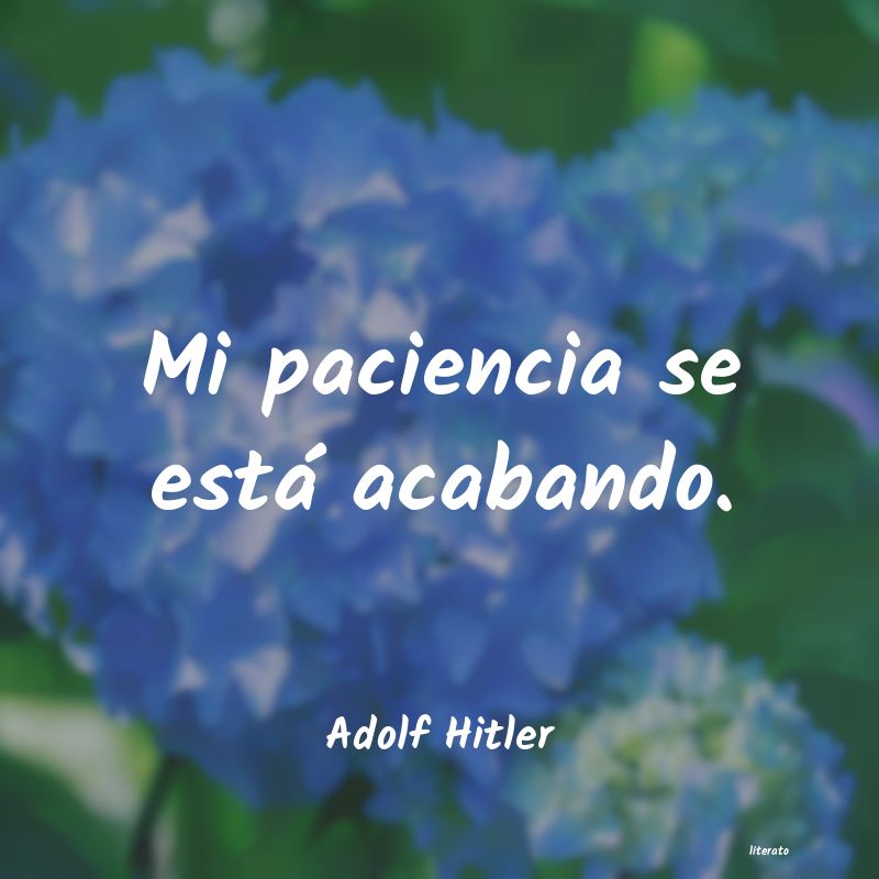frases de Adolf Hitler