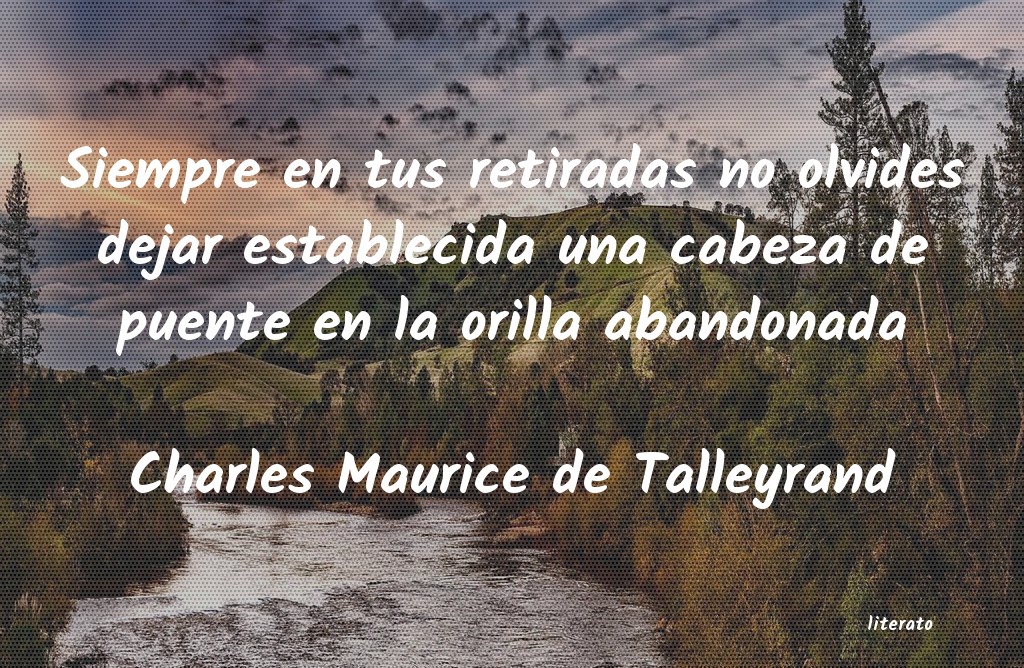 Frases de Charles Maurice de Talleyrand