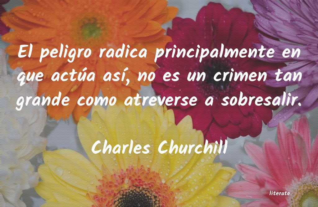 Frases de Charles Churchill