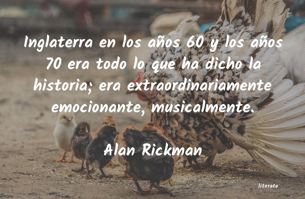 frases de Alan Rickman