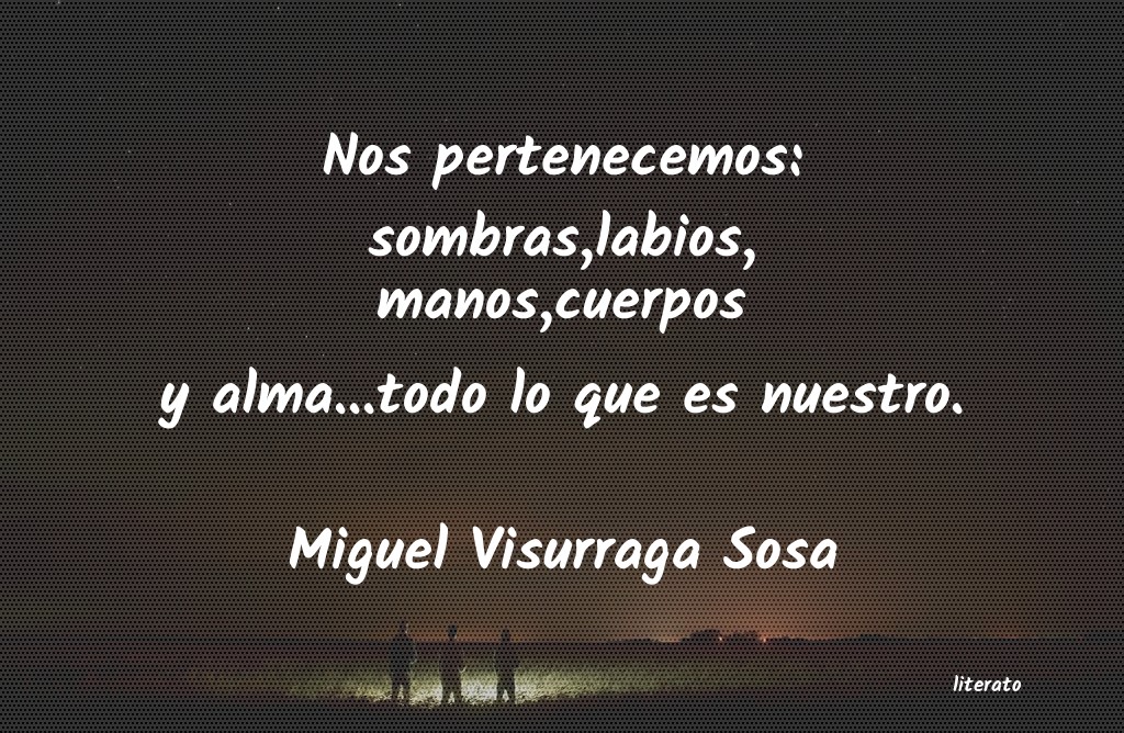 frases de Miguel Visurraga Sosa