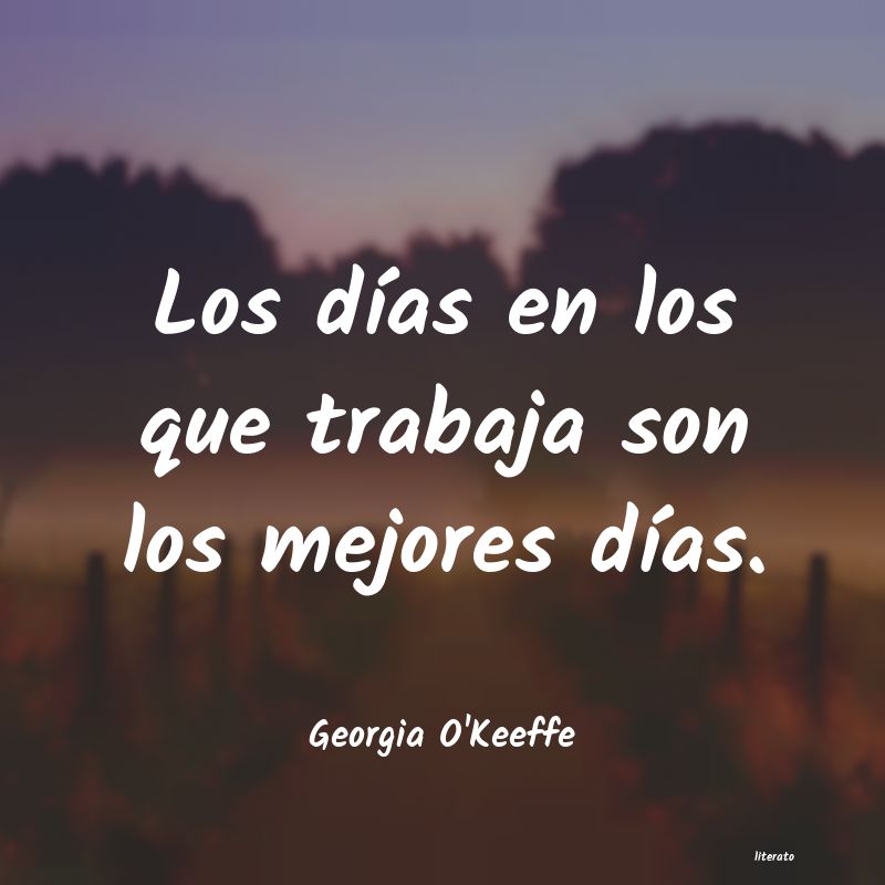 frases de Georgia O'Keeffe