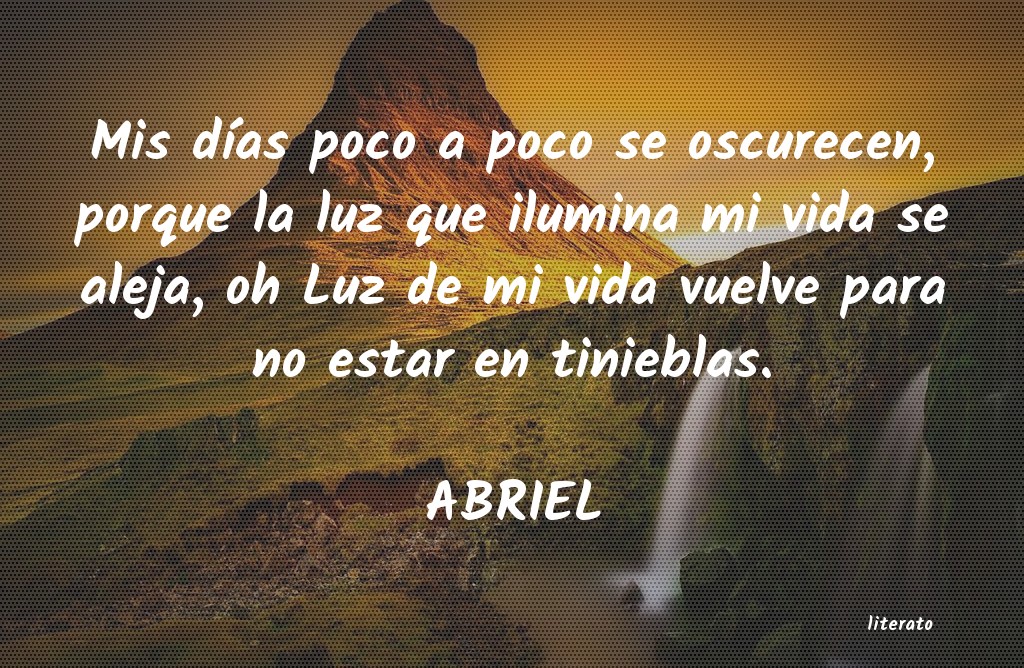 frases de ABRIEL