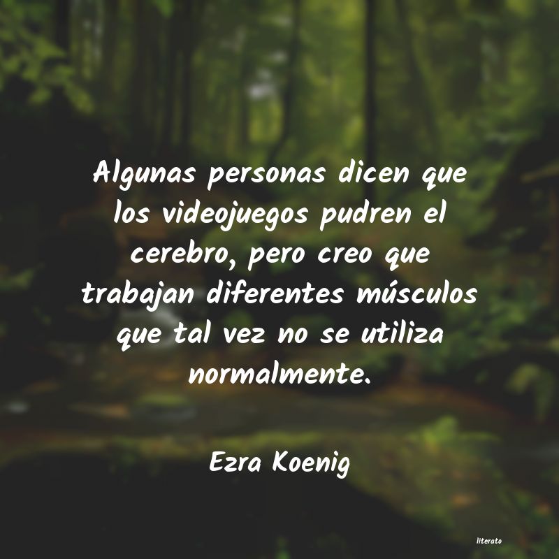 frases de Ezra Koenig