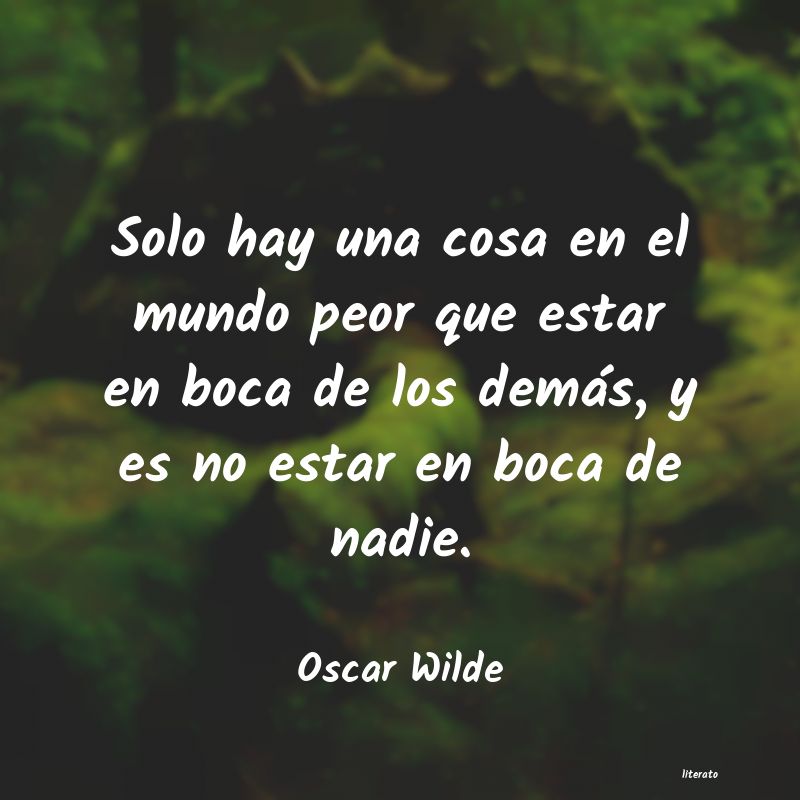 Frases de Oscar Wilde