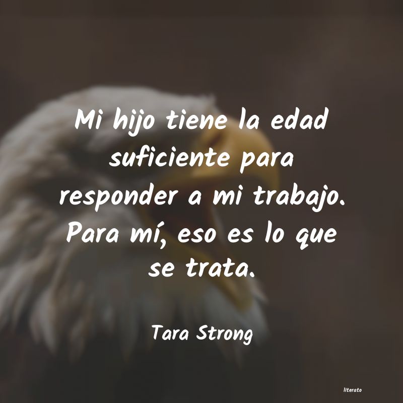 Frases de Tara Strong