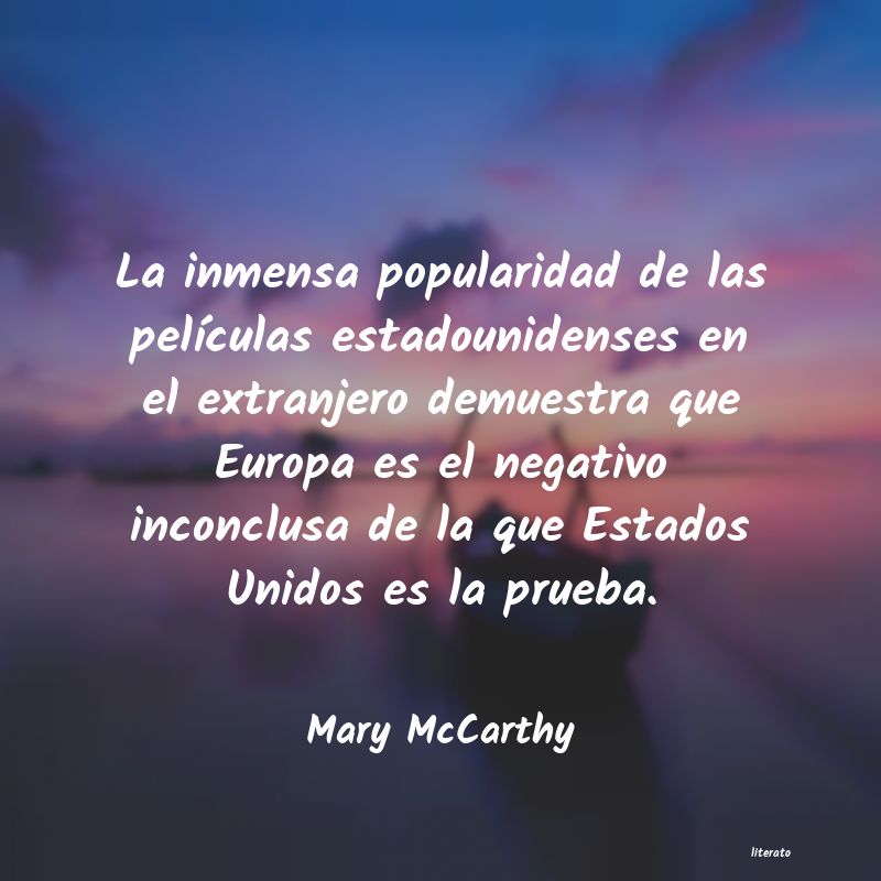 Frases de Mary McCarthy