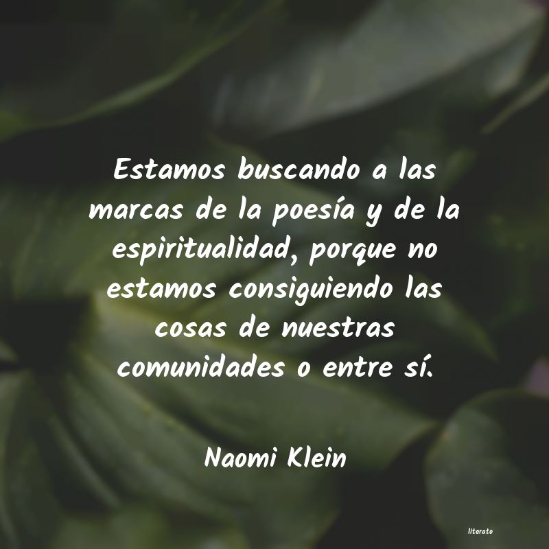 frases de Naomi Klein
