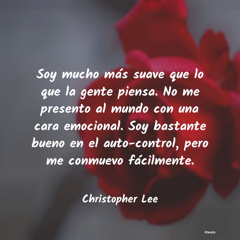 frases de Christopher Lee