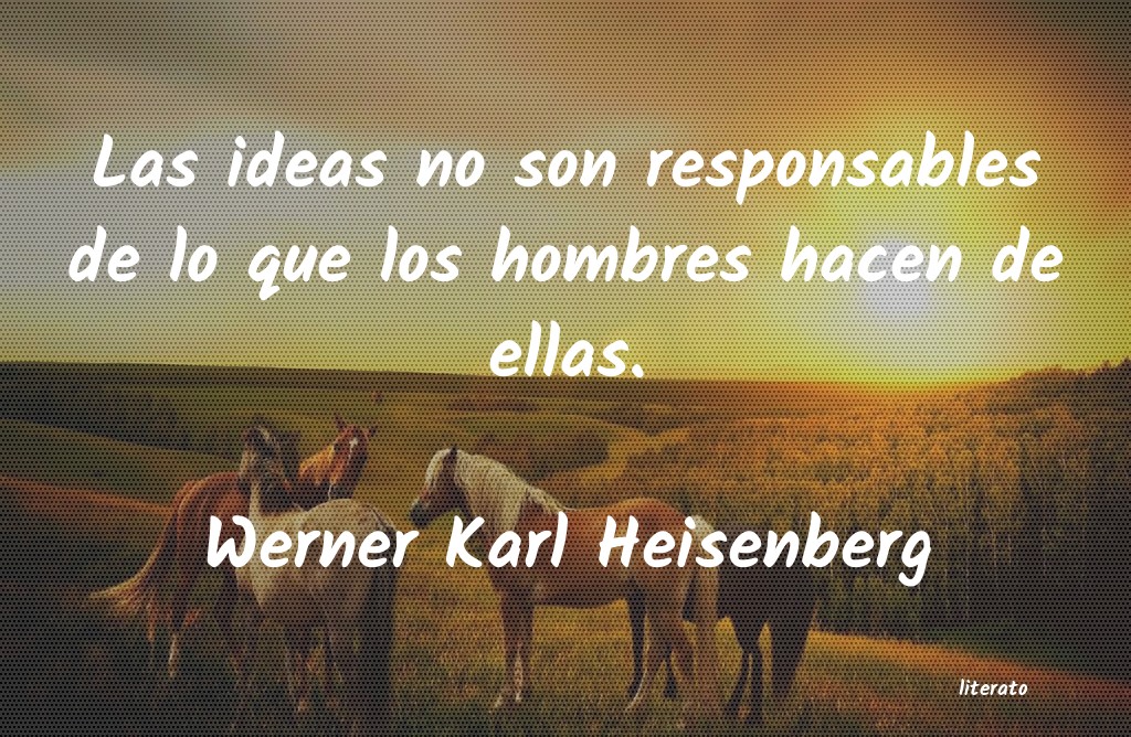 Frases de Werner Karl Heisenberg