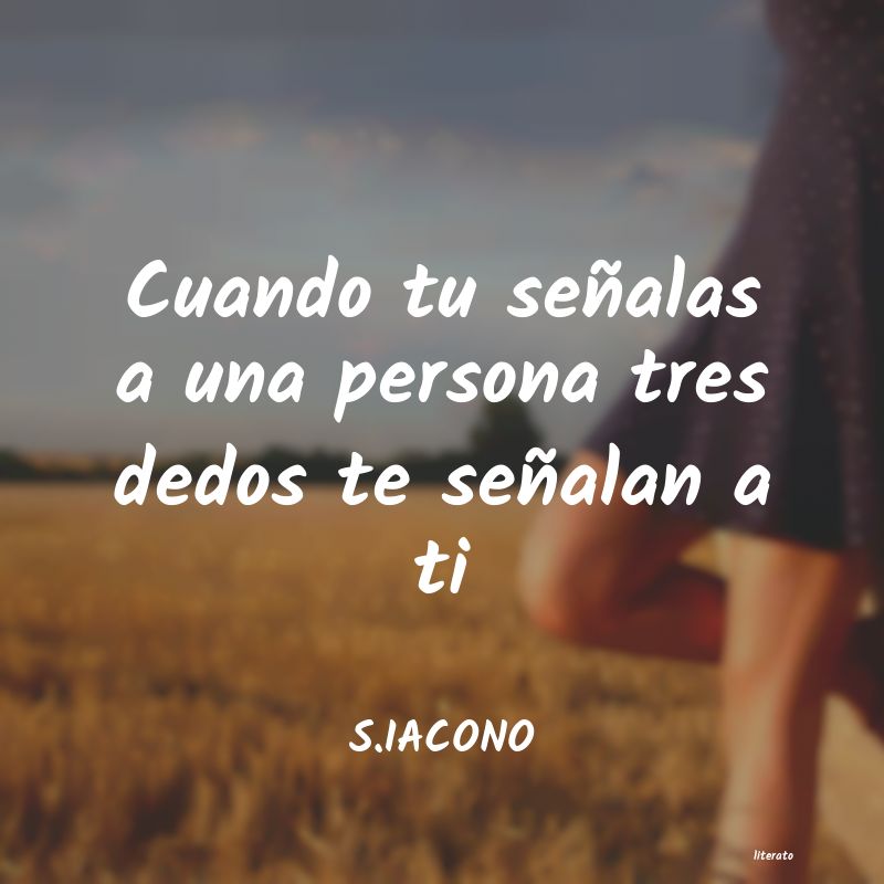 Frases de S.IACONO