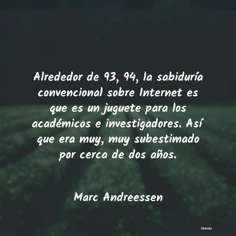 frases de Marc Andreessen